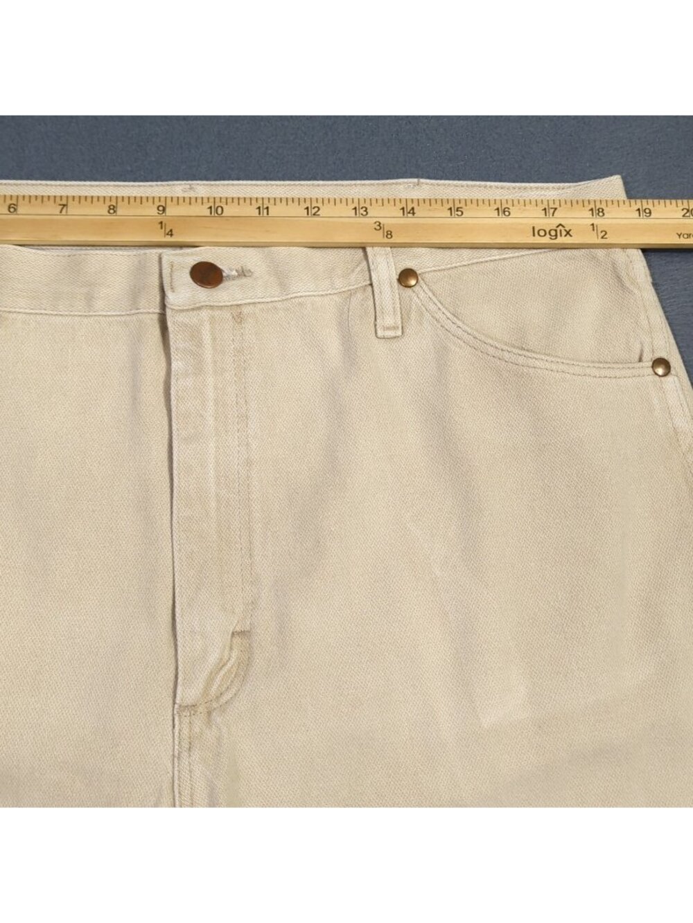 Wrangler Jeans Men's 38x32 Tan 13MWZ Cowboy Cut Western Rodeo - Picture 6 of 11